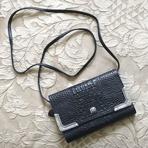 Brighton crocodile crossbody purse